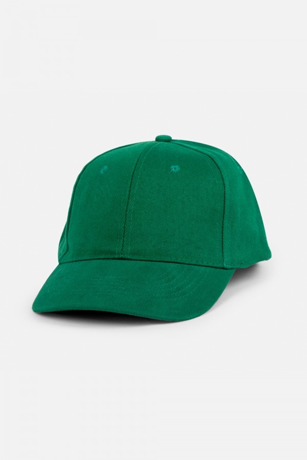 Green Cotton Polo Cap